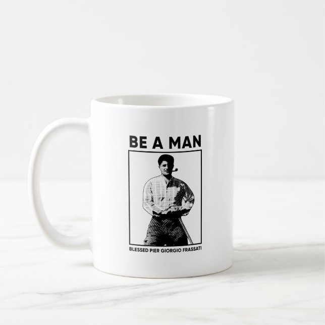 Caneca De Café Abençoado Pier Giorgio Frassoni Mug | Verso l’Alto (Esquerda)