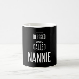 Caneca De Café Abençoado Seja Chamado Nannie