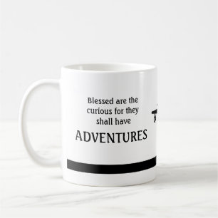 Caneca De Café Abençoados são os curiosos... ter ADVENTURES Mug