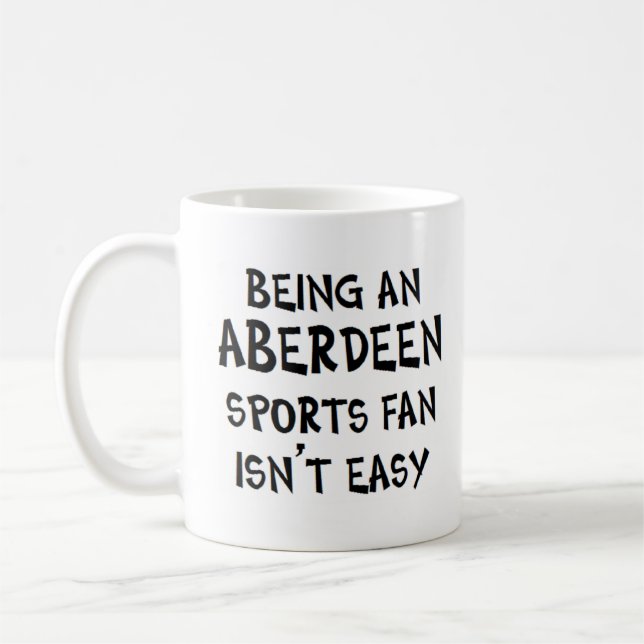 Caneca De Café aberdeen sports fan, being (Esquerda)