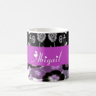 Caneca De Café abigail floral