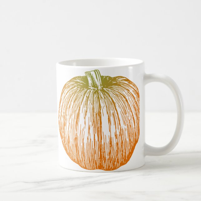 Caneca De Café Abóbora (Direita)