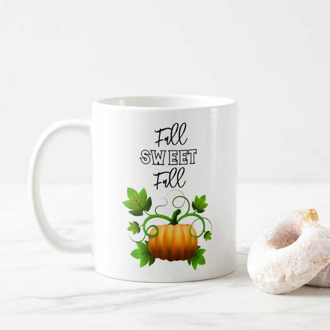 Caneca De Café Abóbora (Com Donut)