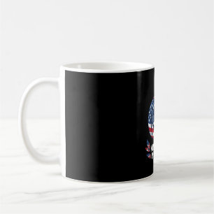 Caneca De Café Abóbora Americana Halloween Bandeira EUA Estrelas