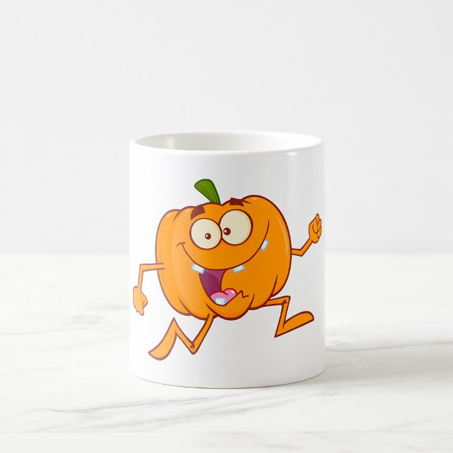 Caneca De Café Abóbora Correndo (Criador carregado)