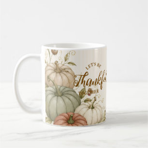 Caneca De Café Abóbora de Ação de Graças Elegante Legado