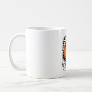 Caneca De Café Abóbora de Halloween Assombrada Noite Assustadora
