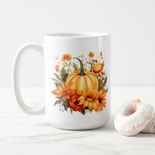 Caneca De Café Abóbora de Outono