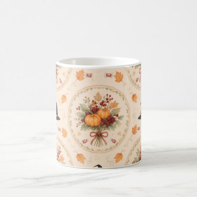 Caneca De Café Abóbora de Outono Quente (Centro)