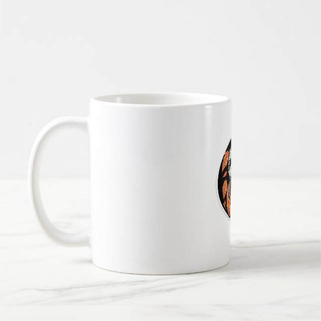 Caneca De Café Abóbora de preguiça-de-bruxa-de-bruxa (Esquerda)