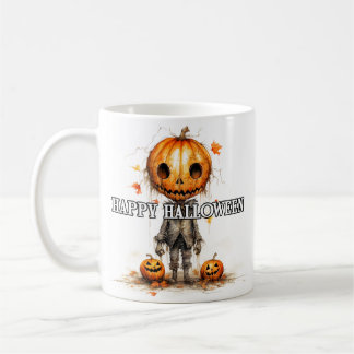 Caneca De Café Abóbora Endiabrada | Feliz Halloween
