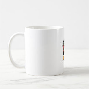 Caneca De Café Abóbora Engraçada Design de Camisa Vintage de Hall