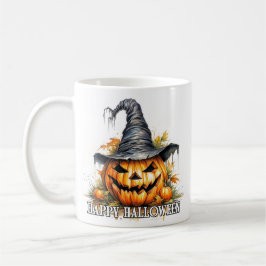 Caneca De Café Abóbora Feliz Halloween Assustador