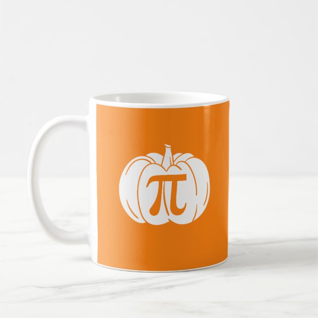 Caneca De Café Abóbora Pi Halloween (Esquerda)