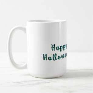 Caneca De Café Abóbora Spooky Jack O'Lantern com Olhos Brilhantes