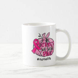 Caneca De Café Abóbora, Vestimos Enfermeiro De Consciência Do Can