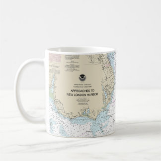 Caneca De Café Abordagens do Novo Gráfico Náutico do Porto de Lon