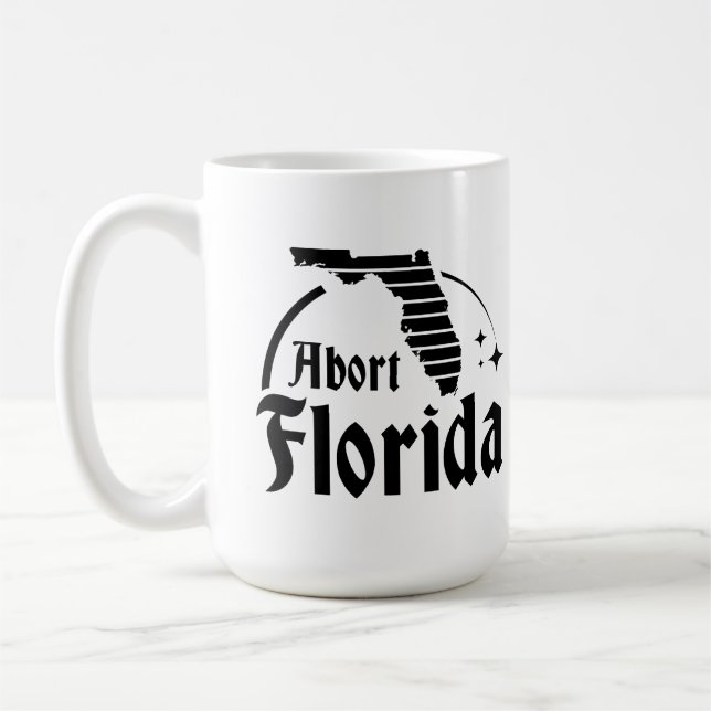 Caneca De Café Abortar Flórida (Esquerda)