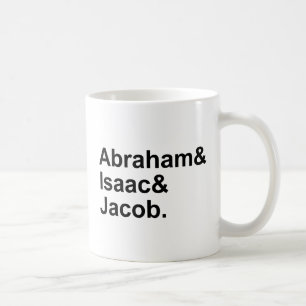 Caneca De Café Abraão Isaac Jacob  3 Patriarcas do judaísmo