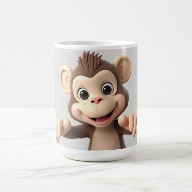 Caneca De Café Abraça-me macaco (Centro)