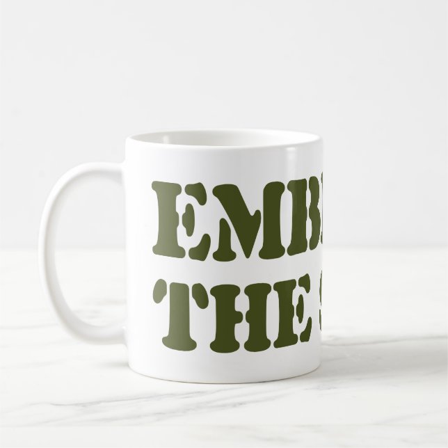 CANECA DE CAFÉ ABRAÇA O SUCO! (Esquerda)