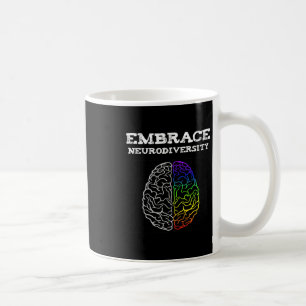 Caneca De Café Abraçar a Neurodiversidade Autismo Adhd Transtorno