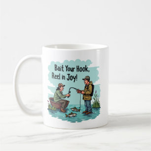 Caneca De Café Abrace a alegria da pesca