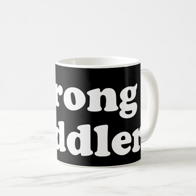 Caneca De Café Abrace Forte (Frente Esquerda)