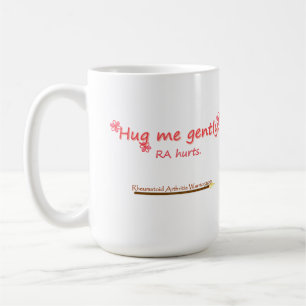 Caneca De Café Abrace-me agridem delicadamente