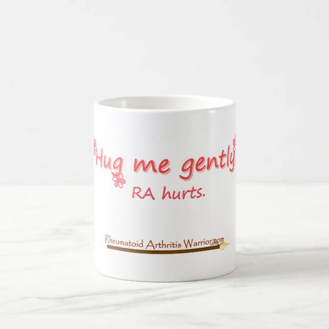 Caneca De Café Abrace-me agridem delicadamente (Centro)
