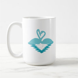 Caneca De Café Abraço de Flamingo