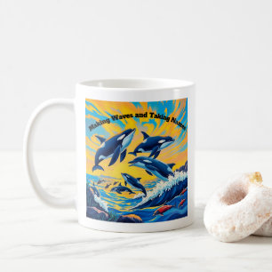 Caneca De Café Abraço do Oceano