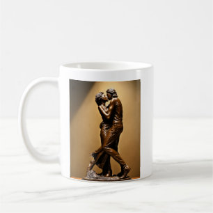 Caneca De Café Abraço Romântico Mug: Beijo Único