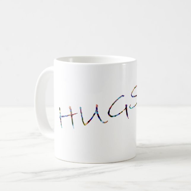 Caneca De Café Abraços (Frente Esquerda)