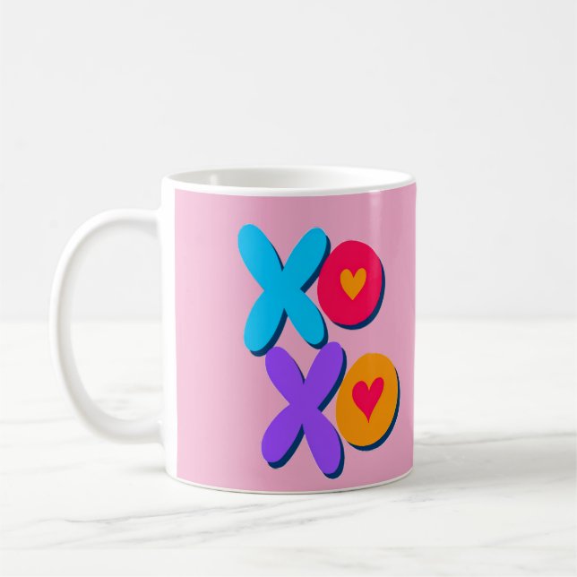 Caneca De Café Abraços e Beijos (Esquerda)