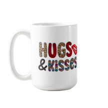 Abraços e Kisses Coffee Mug