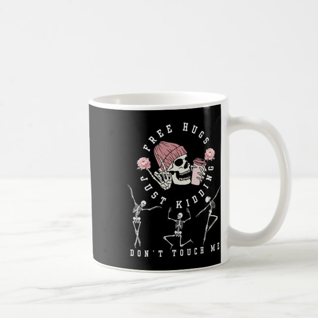 Caneca De Café Abraços Grátis só brincando Não me toques no Diver (Direita)