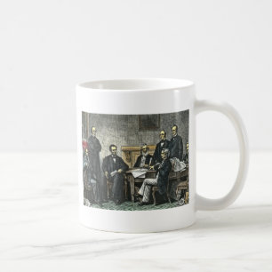 Caneca De Café Abraham Lincoln e seu armário
