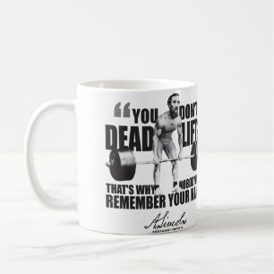 Caneca De Café Abraham Lincoln Gym Humor - Elevador