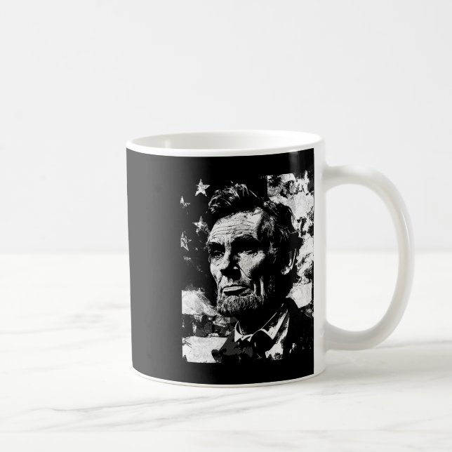 Caneca De Café Abraham Lincoln História Professora Presidente 4º  (Direita)
