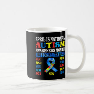 Caneca De Café Abril é o Mês Nacional de Conscientização do Autis