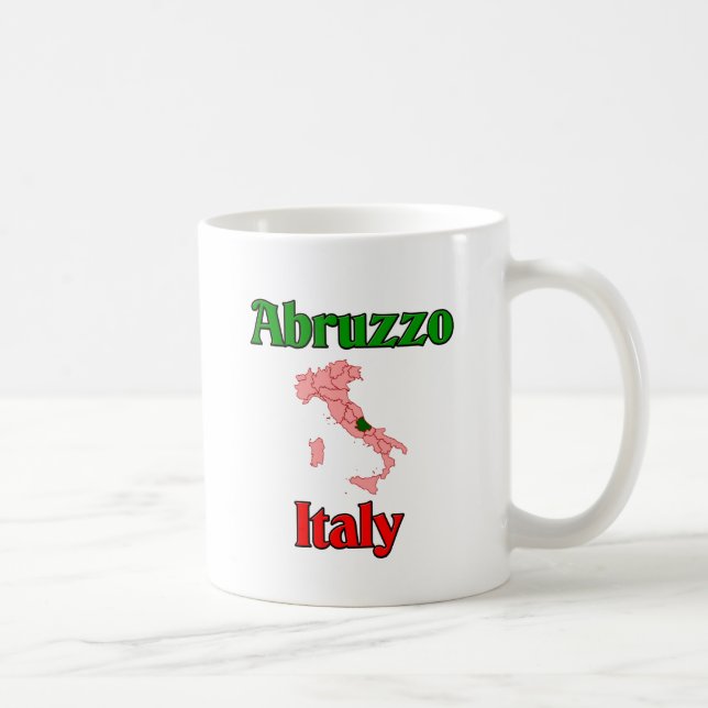 Caneca De Café Abruzzo Italia (Direita)