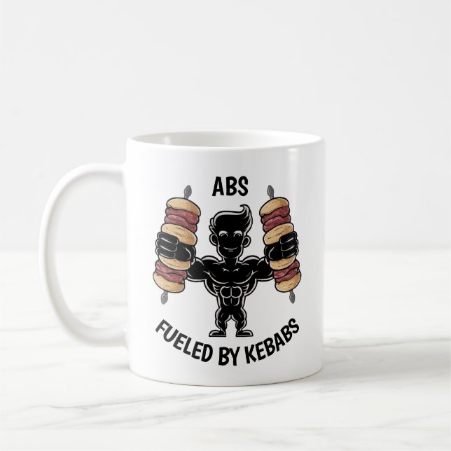 Caneca De Café Abs e Kebabs (Esquerda)