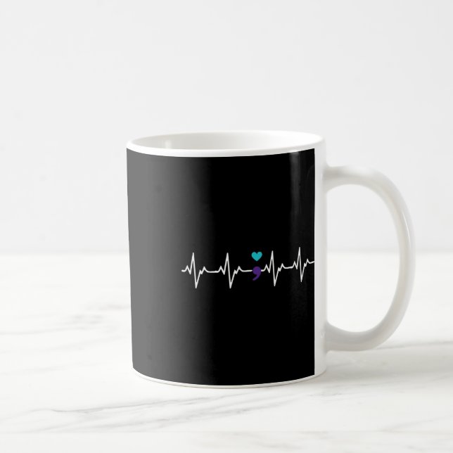 Caneca De Café Absorção de Semicolon (Direita)