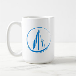 Caneca De Café Abstract Building Peak Cityscape Circle