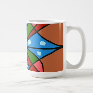 Caneca De Café Abstract Design Tambor Windmill
