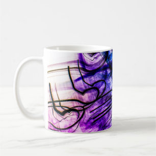 Caneca De Café Abstract Dynamic Light Trails at Porto da Barra