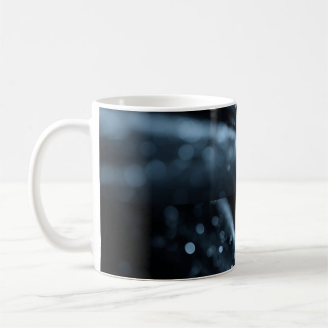 Caneca De Café Abstract Machine Learning Data Vortex (Esquerda)