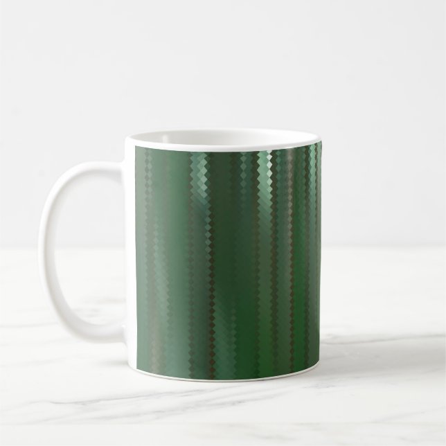 Caneca De Café abstract pink background. fractal explosion star w (Esquerda)