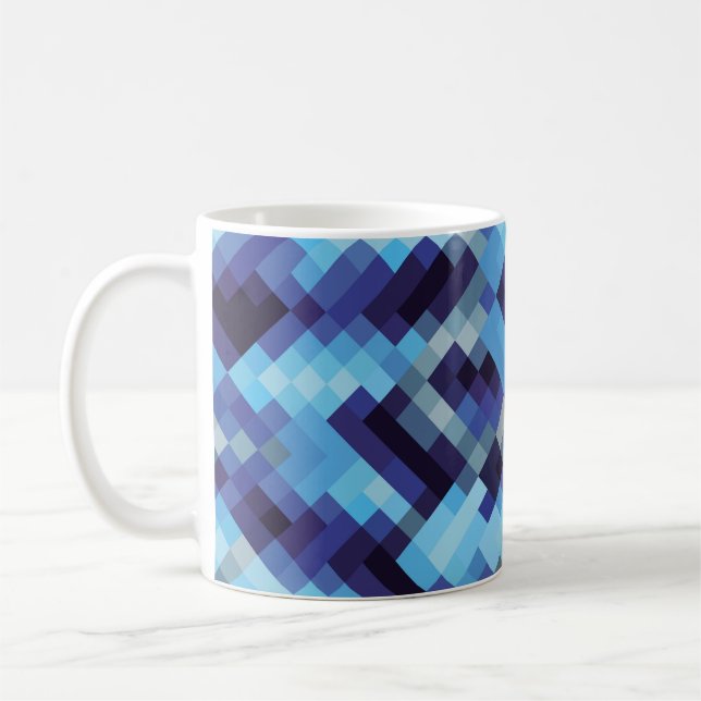 Caneca De Café  abstract pixel pattern background pixel,abstract, (Esquerda)